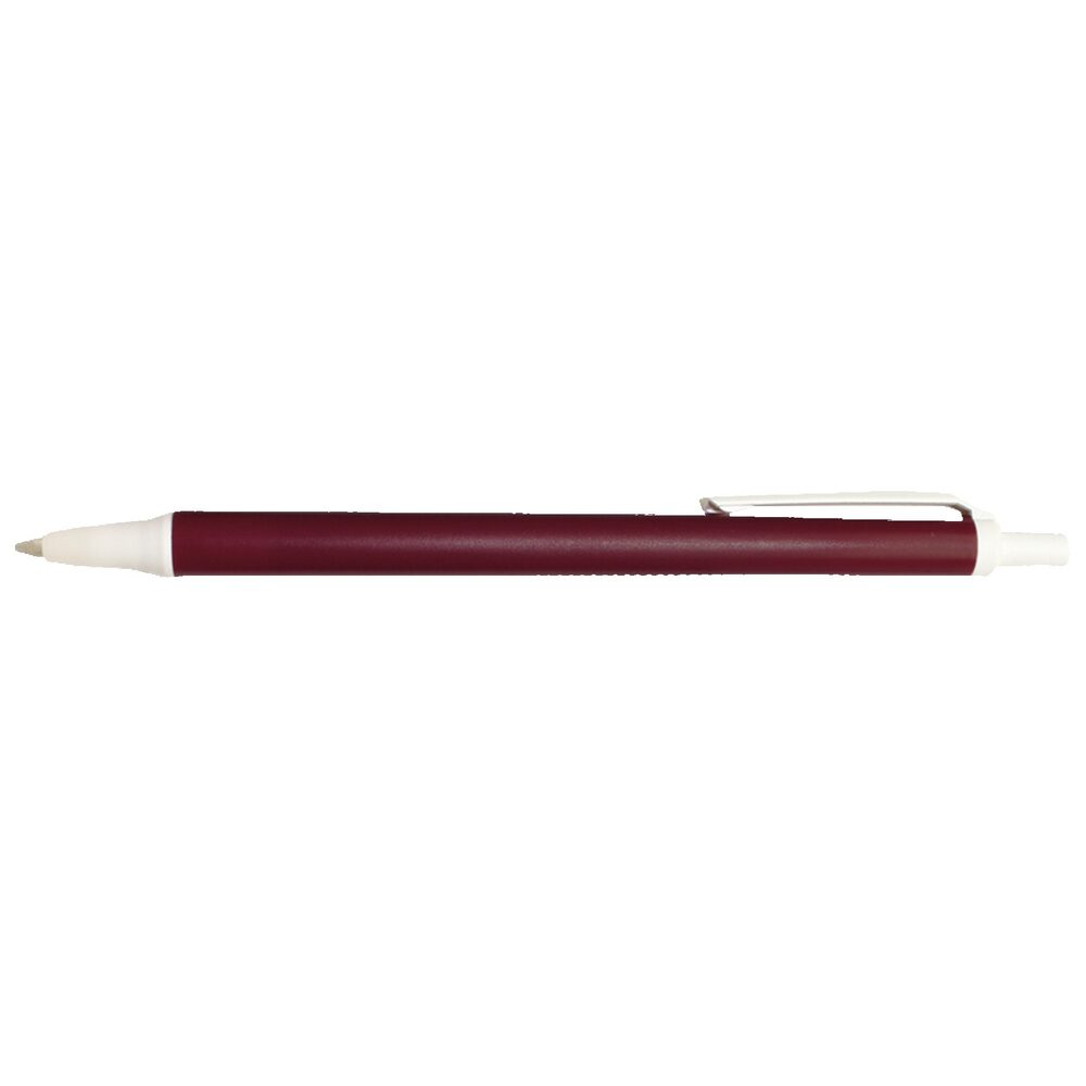Burgundy Red/White