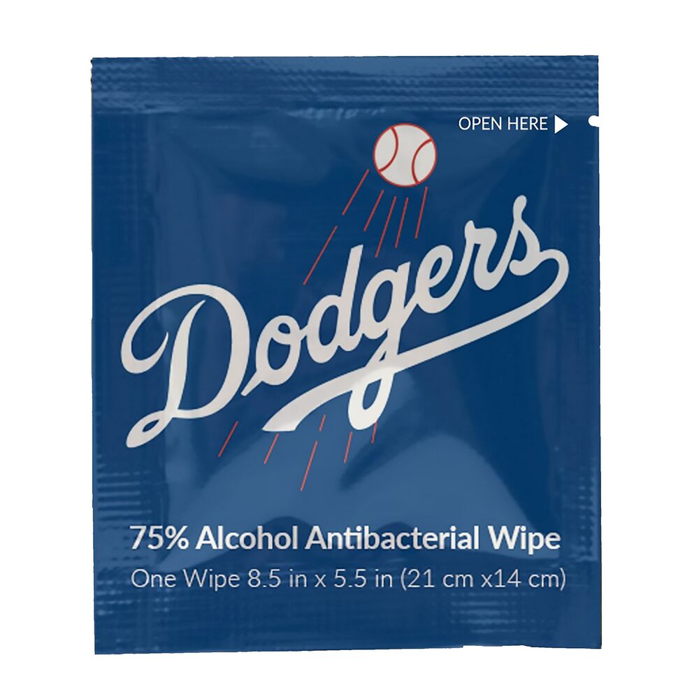 Promotional Alcohol Wipe 75 % Alcohol Formula Blue Color